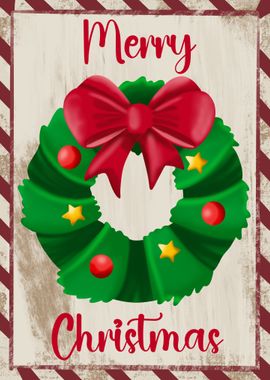 Christmas Wreath Greeting