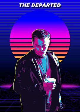 The Departed Retro Poster