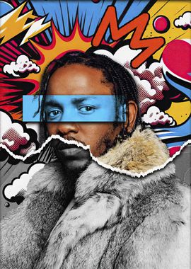 A$AP Rocky Pop Art Portrait