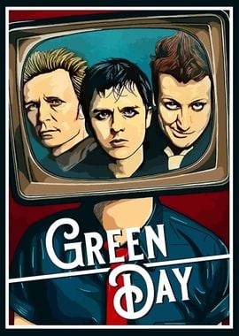 Green Day Band Poster