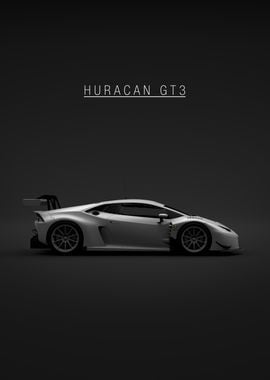 Lamborghini Huracan GT3 - Grey Racecar