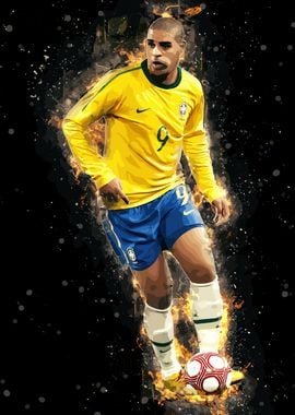 Adriano Brazil Soccer