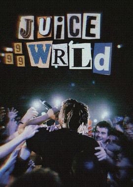 Juice Wrld Concert Poster