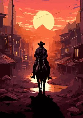 Sunset Rider Red Dead