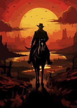 Sunset Rider Red Dead