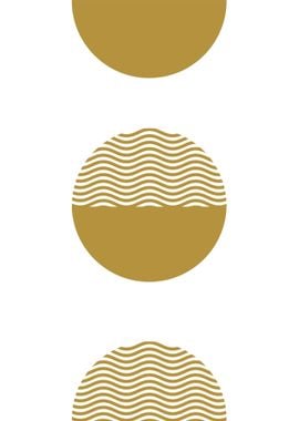 Gold Circle Pattern