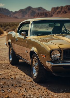 Classic Gold Camaro