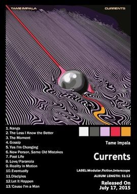 Tame Impala Currents Album Cover