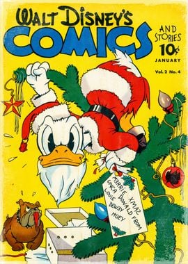 Donald Comic Santa