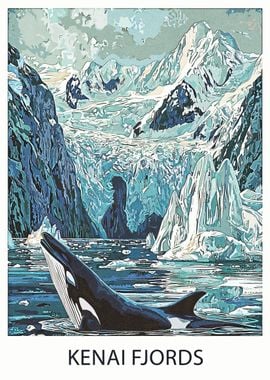 Orca in Kenai Fjords