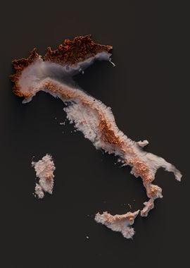 Italy Topography