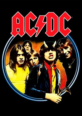 AC/DC Band Poster