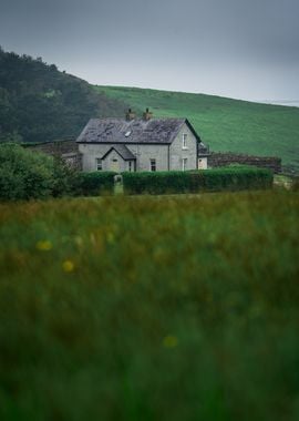 Stone Cottage in Green Fields