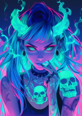 Neon Demon Girl