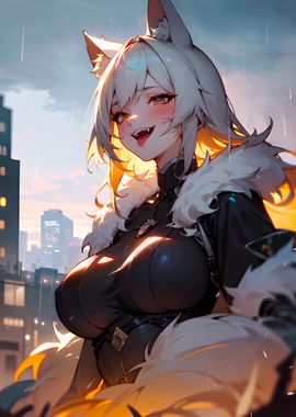 Anime Girl Cityscraper