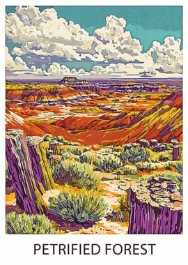 Petrified Forest Landscape