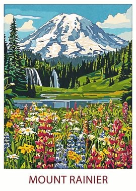 Mount Rainier Landscape