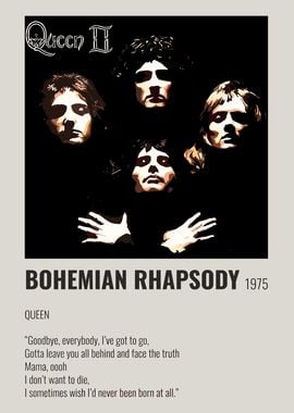 Queen Bohemian Rhapsody Album Cover