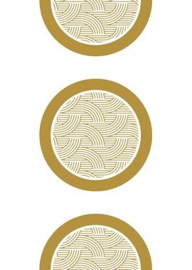 Gold Circle Pattern