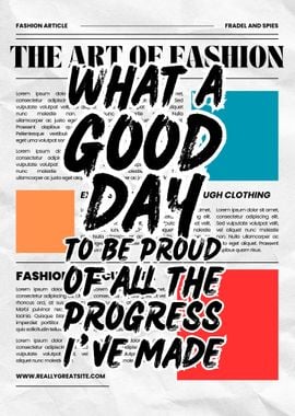 Fashion Quote Poster