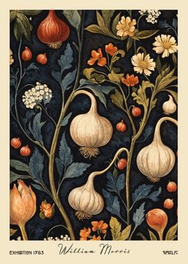 William Morris Garlic Art