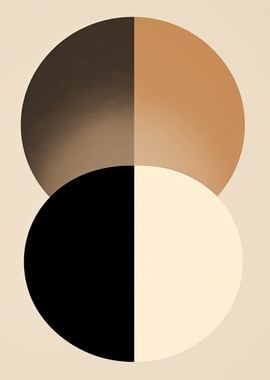 Bauhaus Style Circles