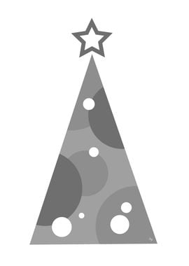 Abstract Nordic Christmas Tree