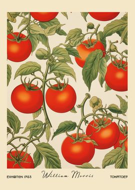 William Morris Tomatoes Floral Kitchen