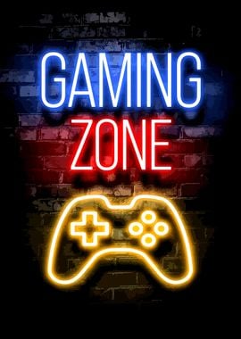 Gaming Zone Neon Sign