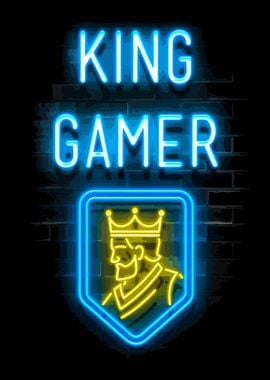 King Gamer Neon Sign