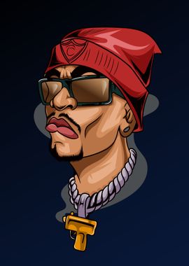 Hip Hop Character Illustration