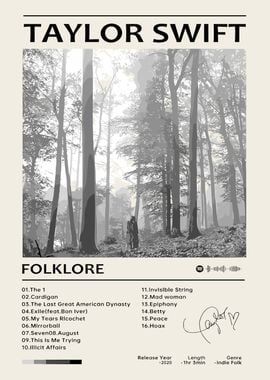 Taylor Swift Folklore Album