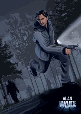 Alan Wake Game Poster