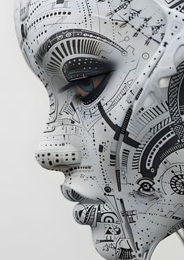 Cybernetic Face Art