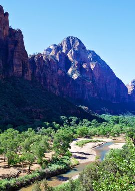 Zion National Park Canyon River