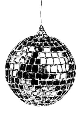 Disco Ball Illustration