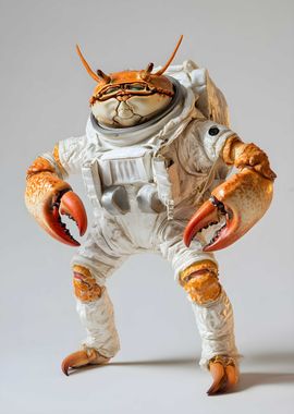 Crab in an astronaut