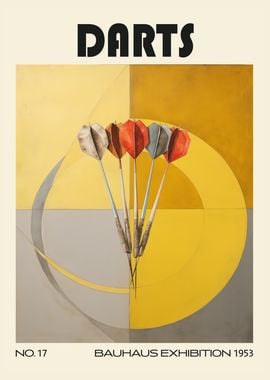 Bauhaus Darts Mid Century