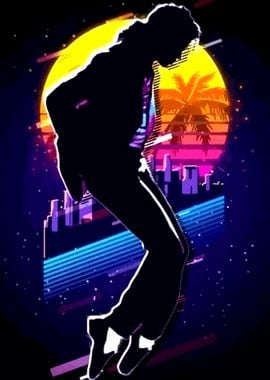 Michael Jackson Retro Art