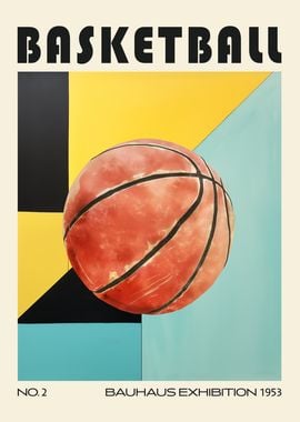 Basketball Bauhaus Mid Century