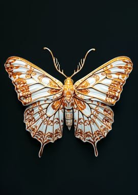 Golden Butterfly Artwork