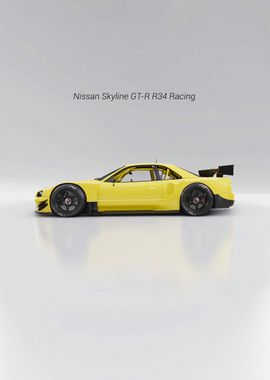 Nissan Skyline GT-R R34 Racing