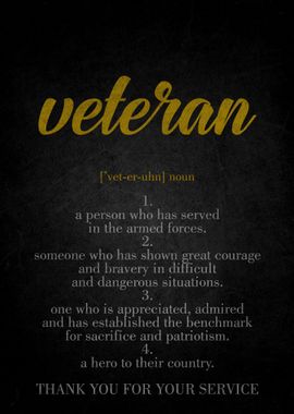 Veteran Definition Print