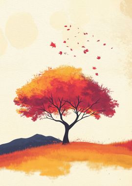 Autumn Tree Landscape