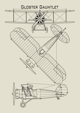 Gloster Gauntlet Biplane