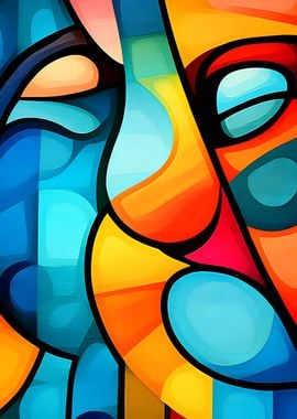 Abstract Colorful Shapes