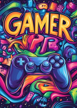 Gamer Art Print