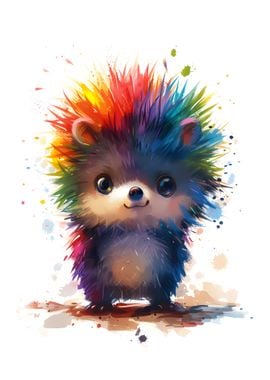 Rainbow Hedgehog