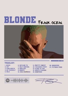 Frank Ocean Blonde Album Cover