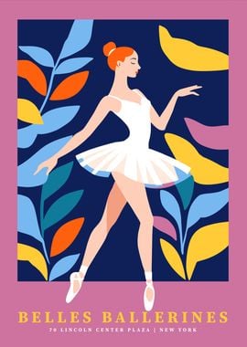 BALLERINE POSTER PINK